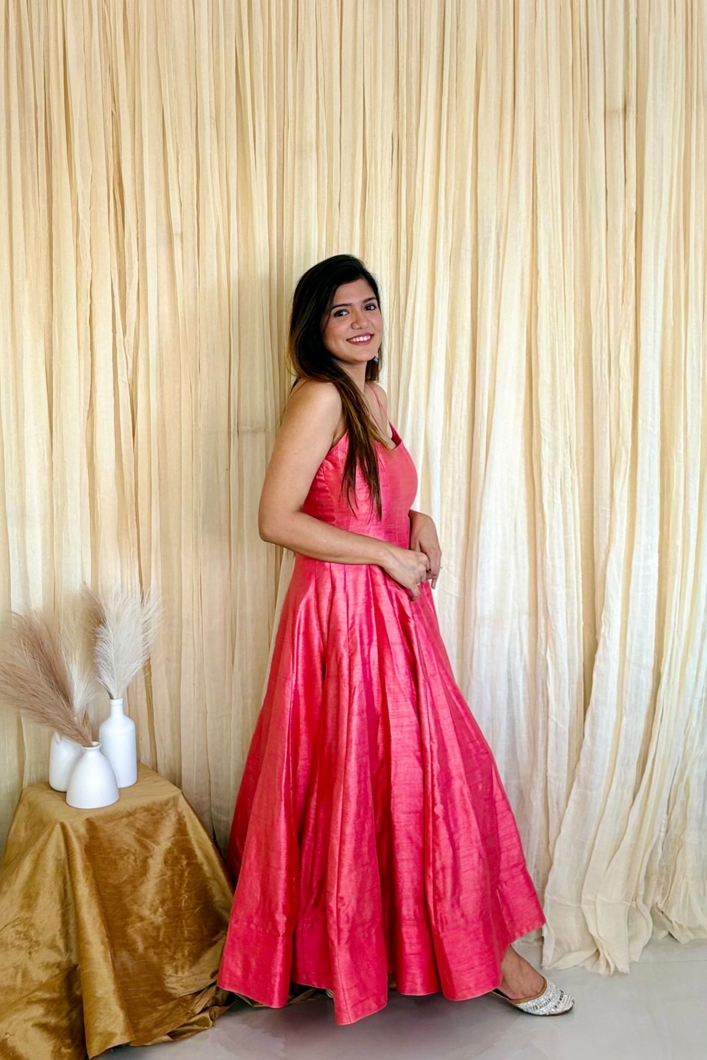 Traditional Twirl: Anarkali with Embroidered Shrug