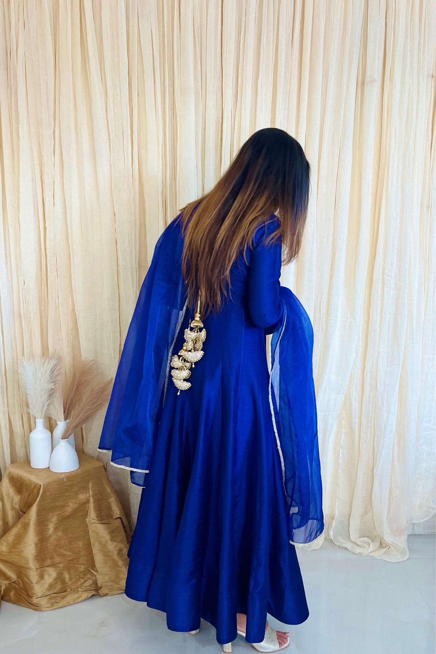 Royal Rhapsody: Blue Anarkali