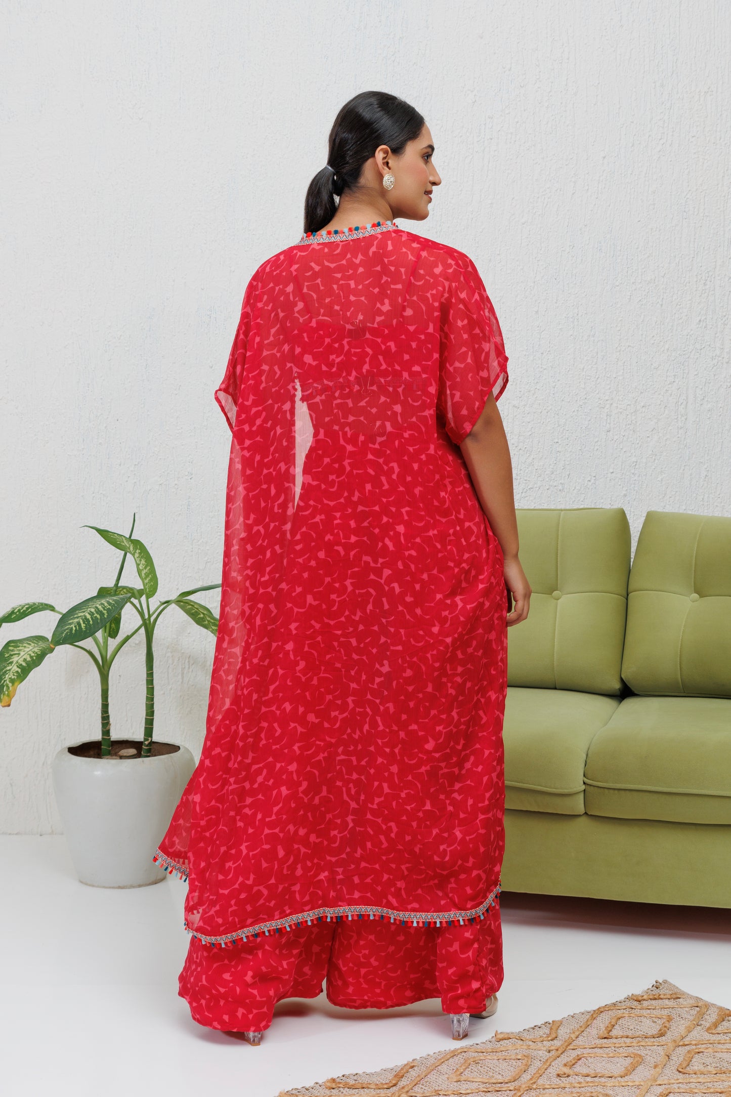 Mystique Melange: Carmine Shrug set
