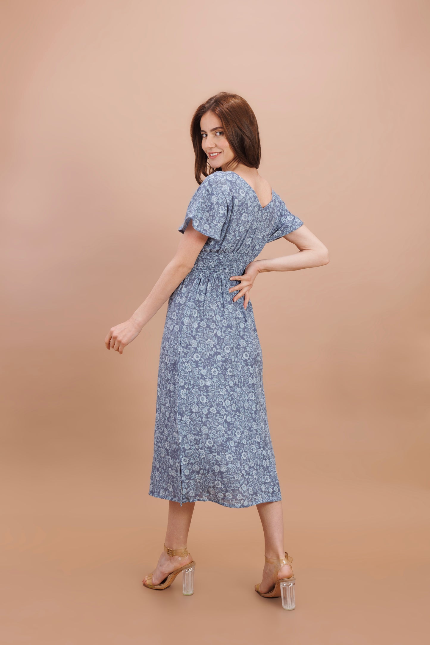 "Carolina Calf Length Dress"