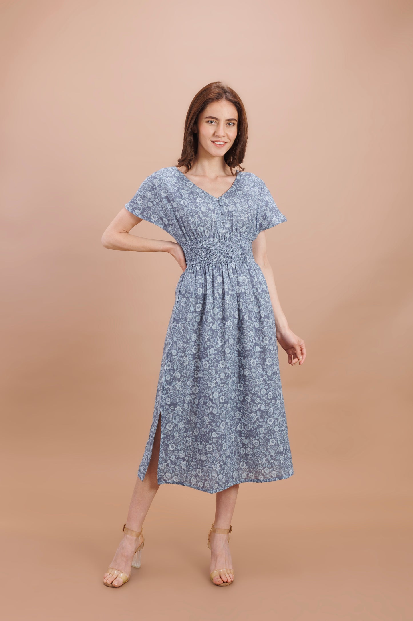 "Carolina Calf Length Dress"