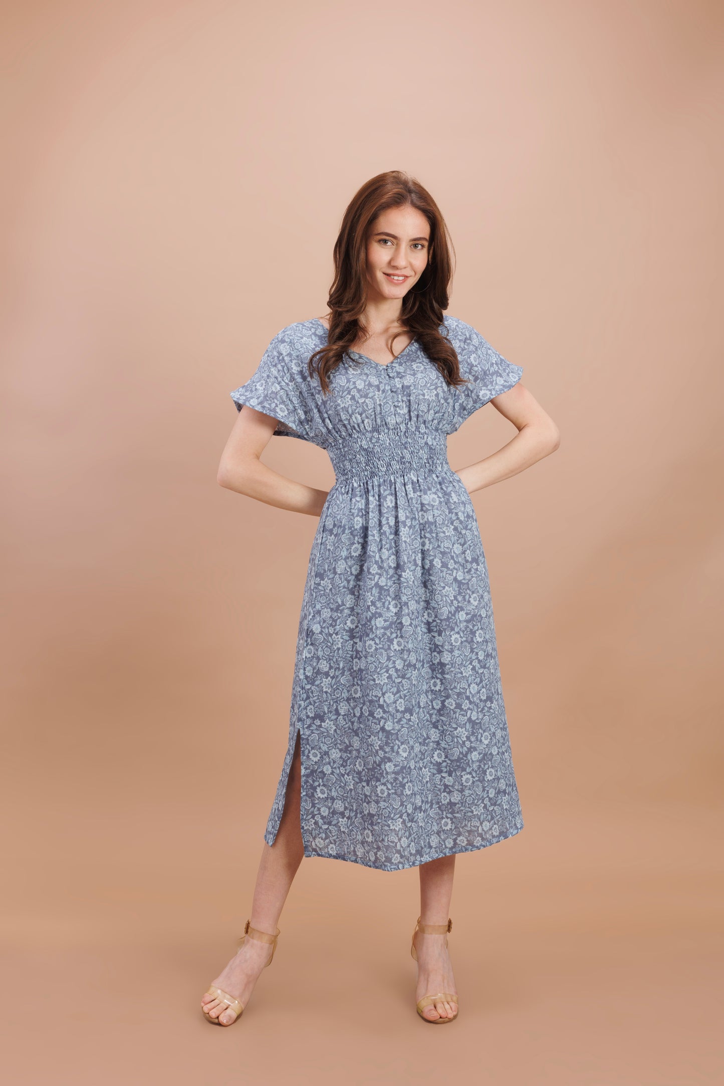 "Carolina Calf Length Dress"
