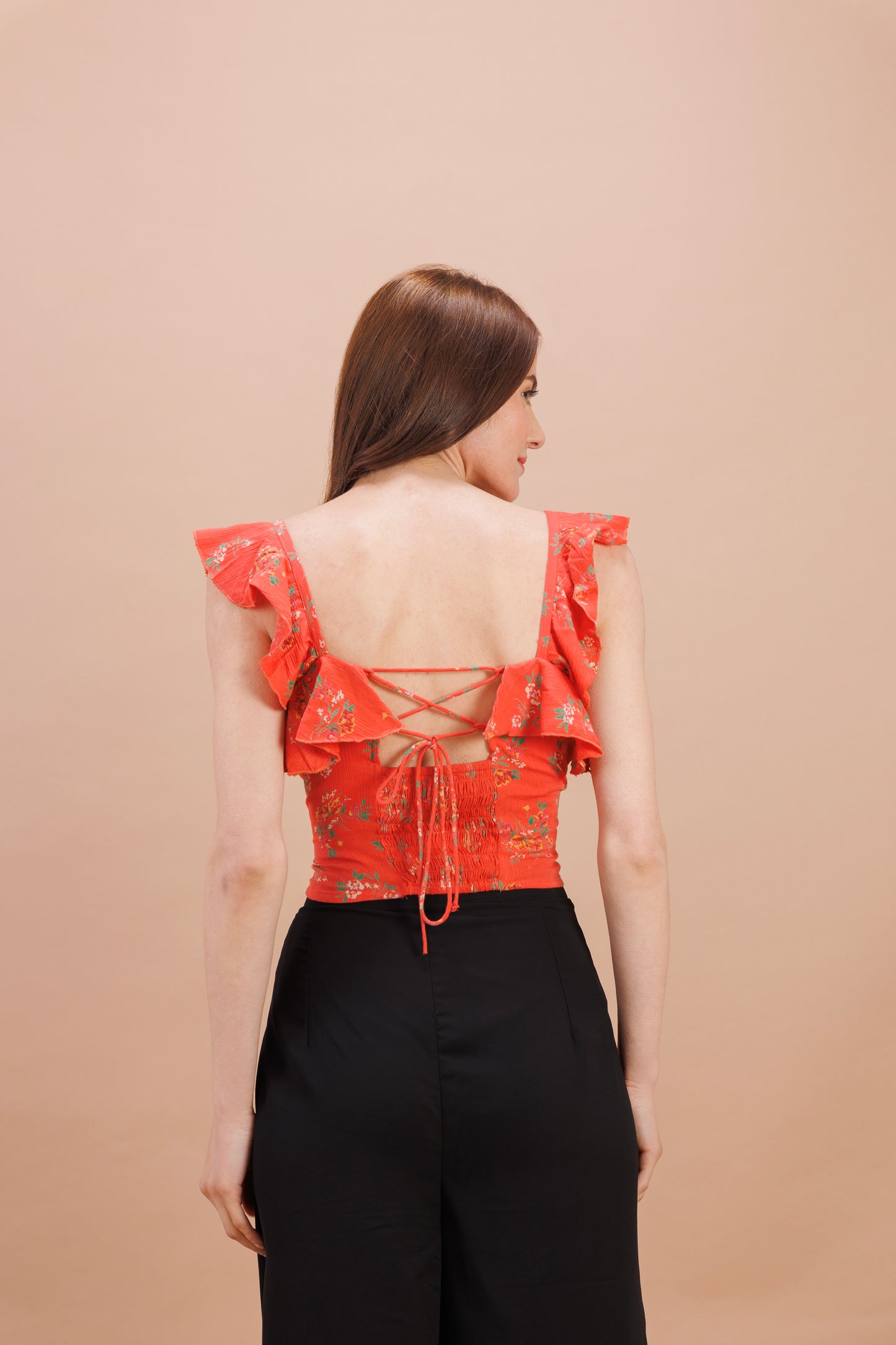 "Marmalade printed crop top"
