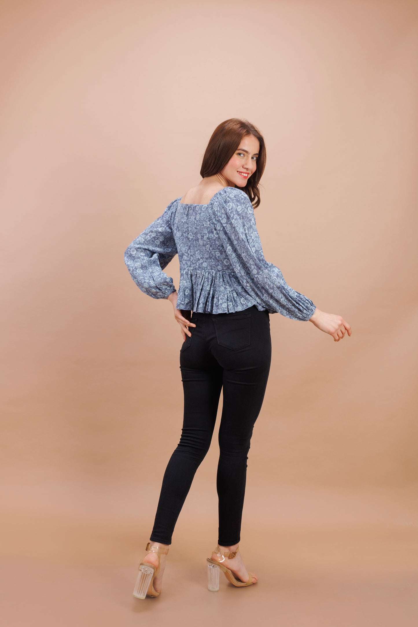 "Carolina peplum top"