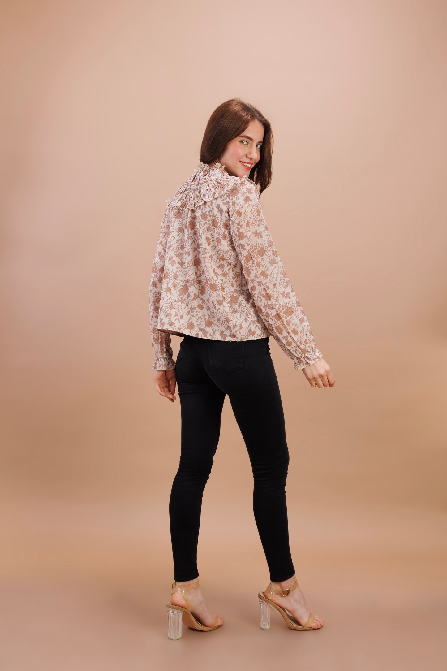 "Sonnet floral print top"