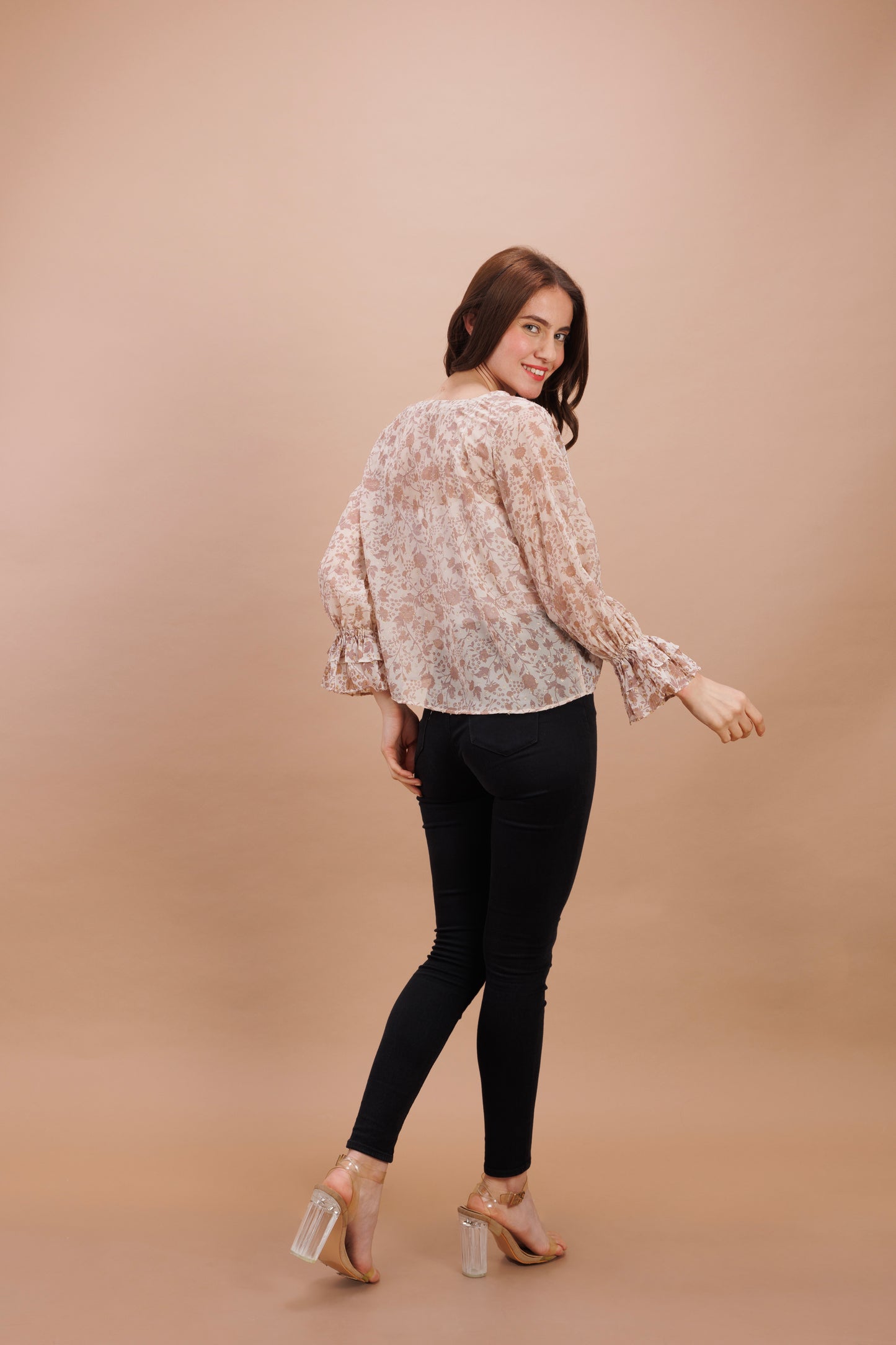"Atrium floral print top"