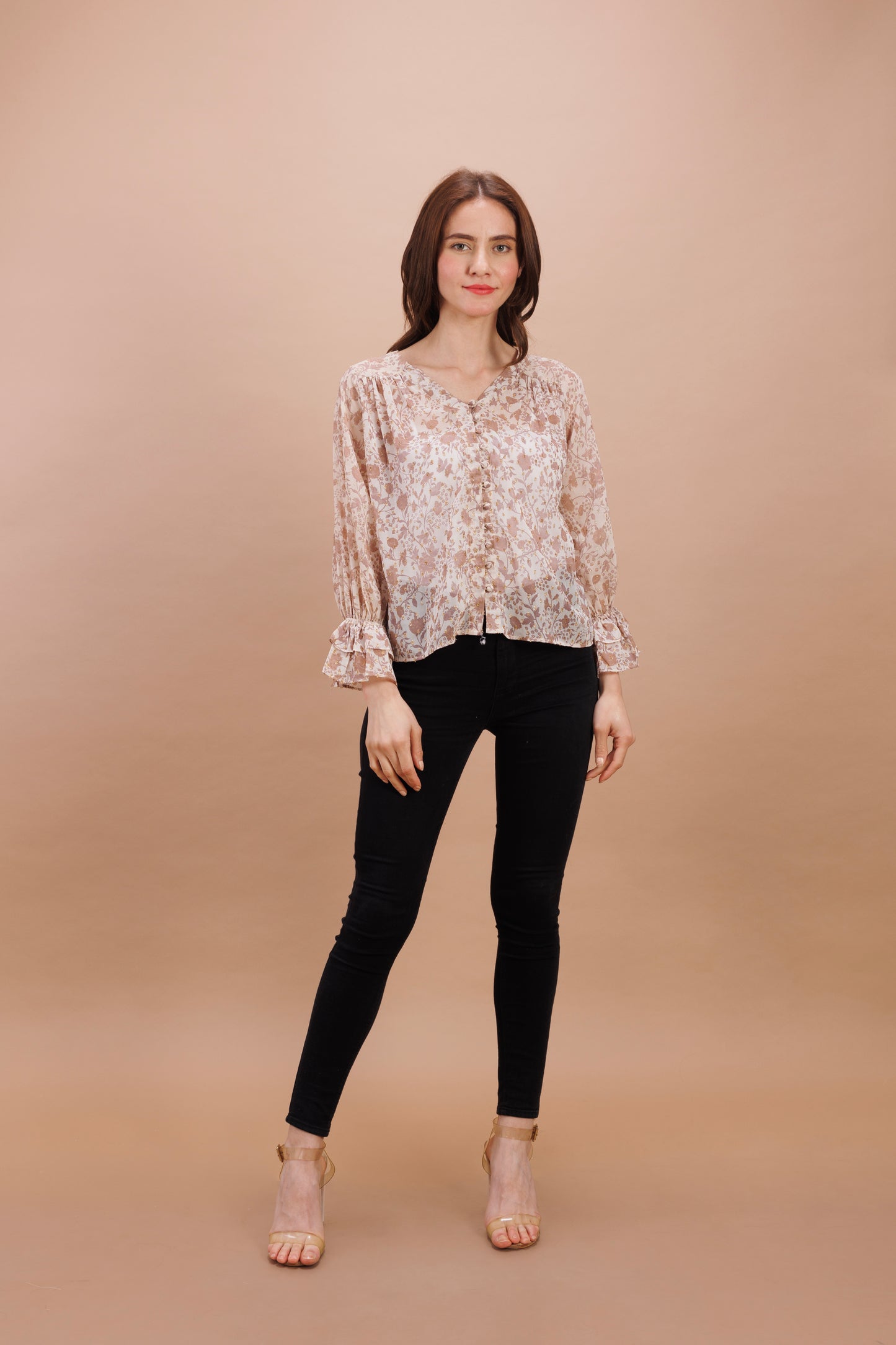 "Atrium floral print top"