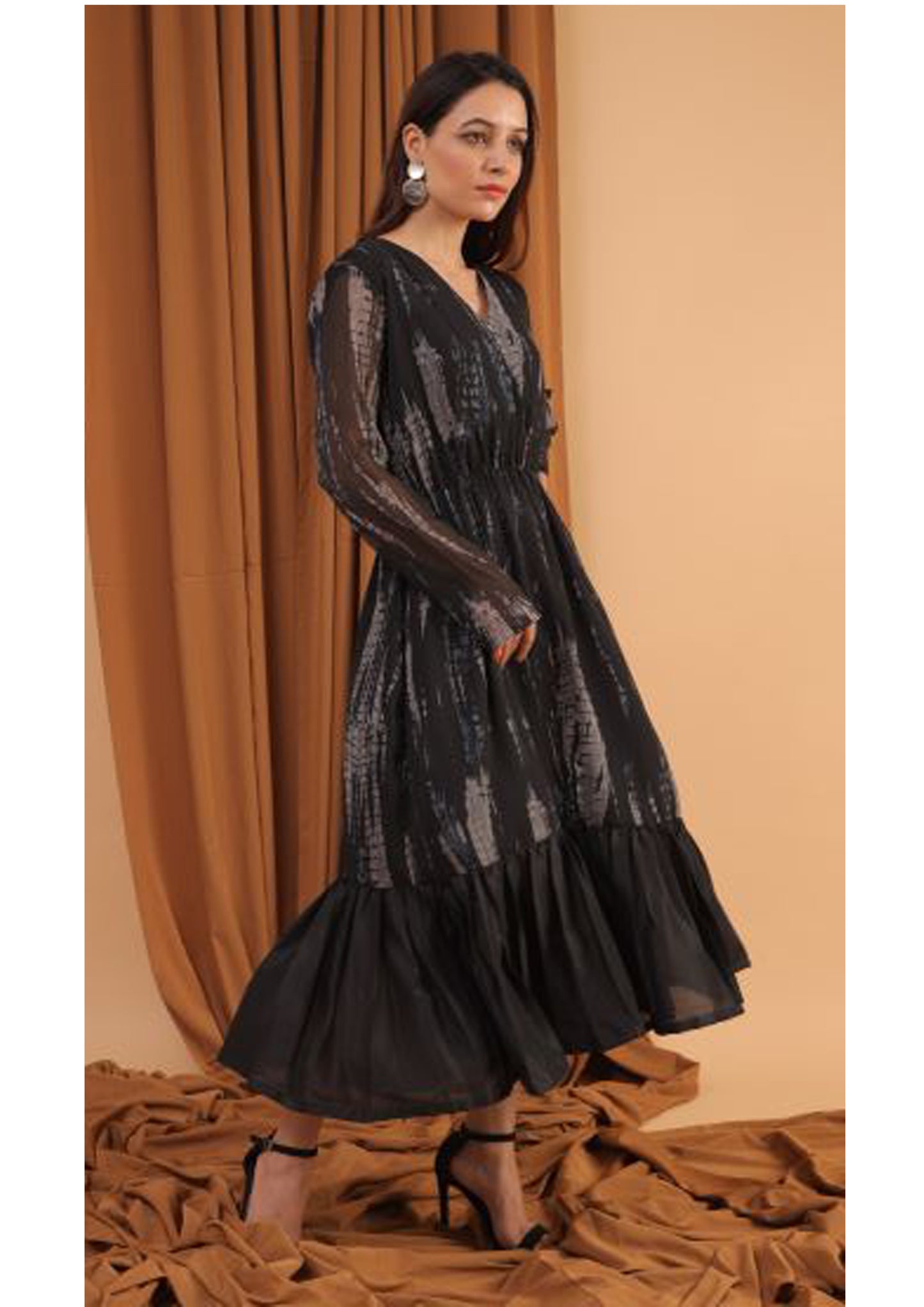 statement printed dress