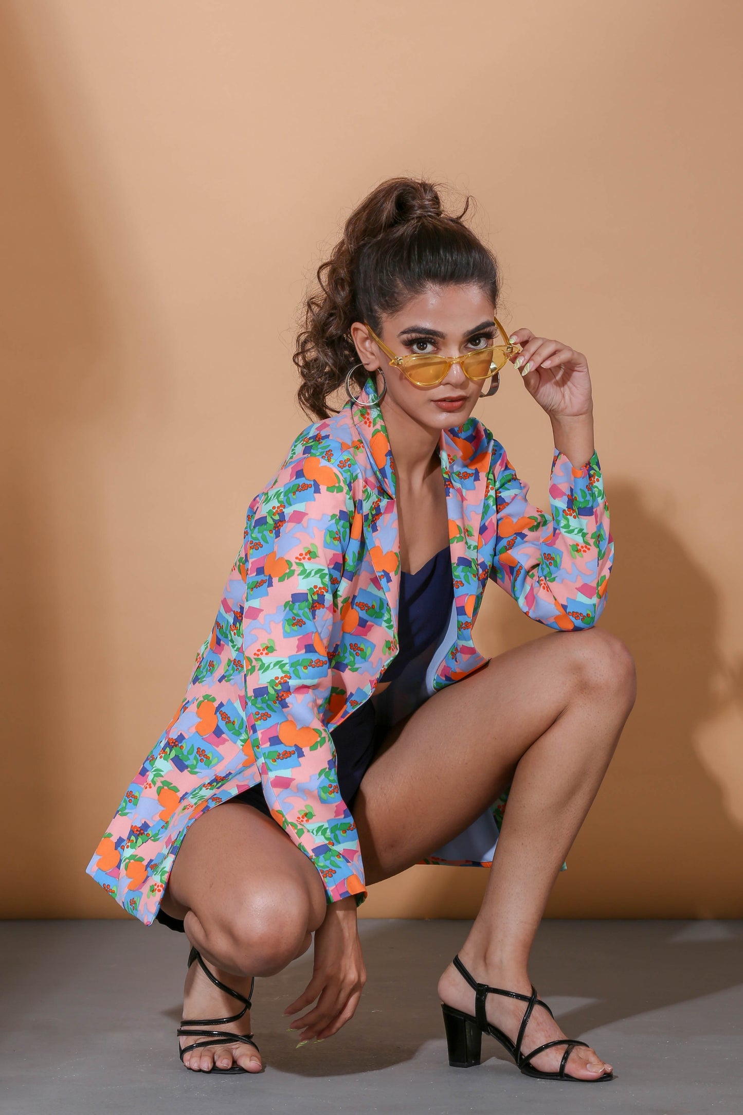 Adhikam- Statement printed blazer