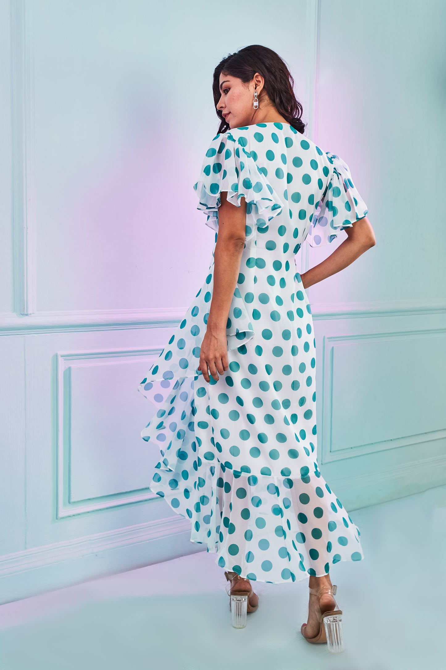 Polka Dot Ruffle dress