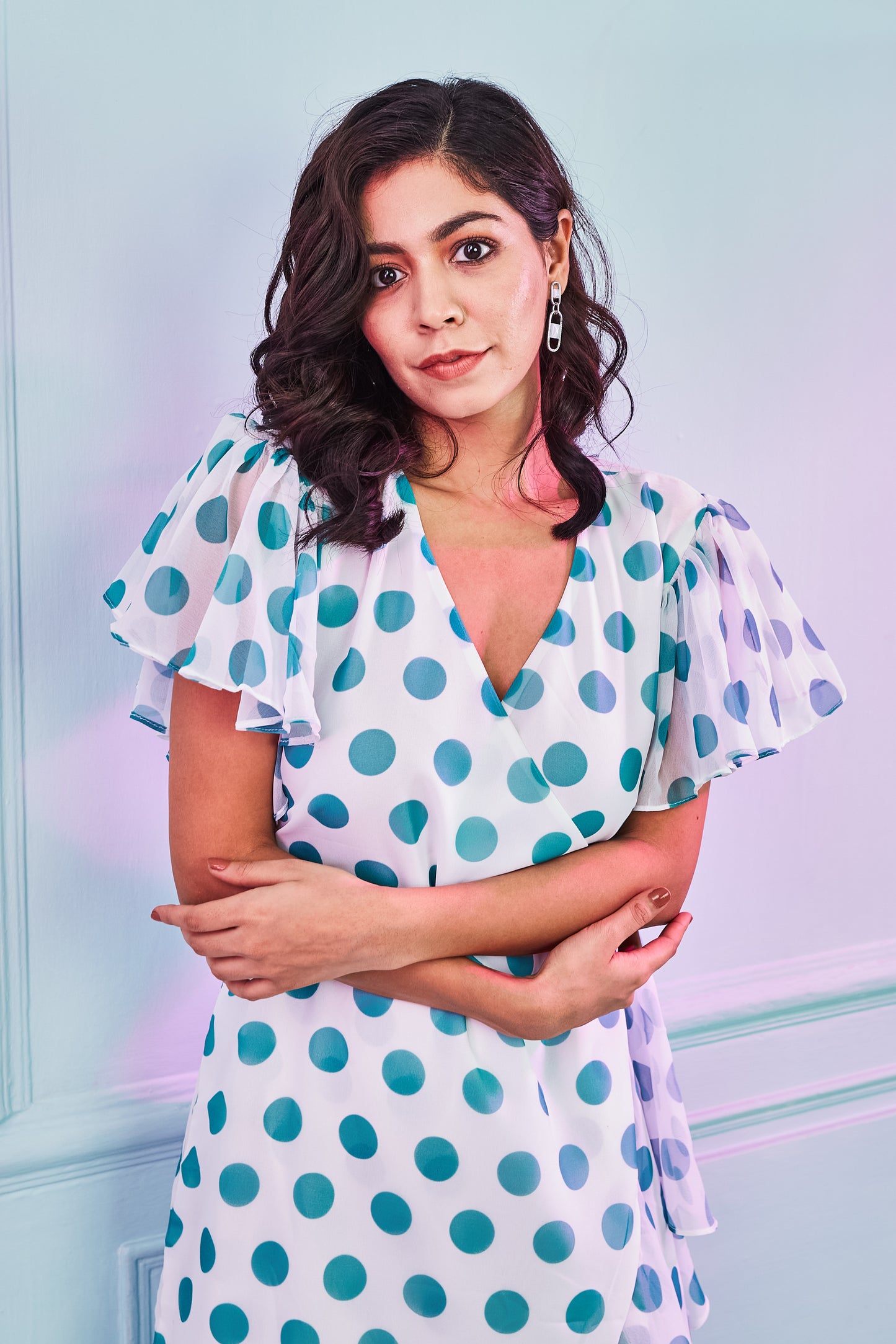 Polka Dot Ruffle dress