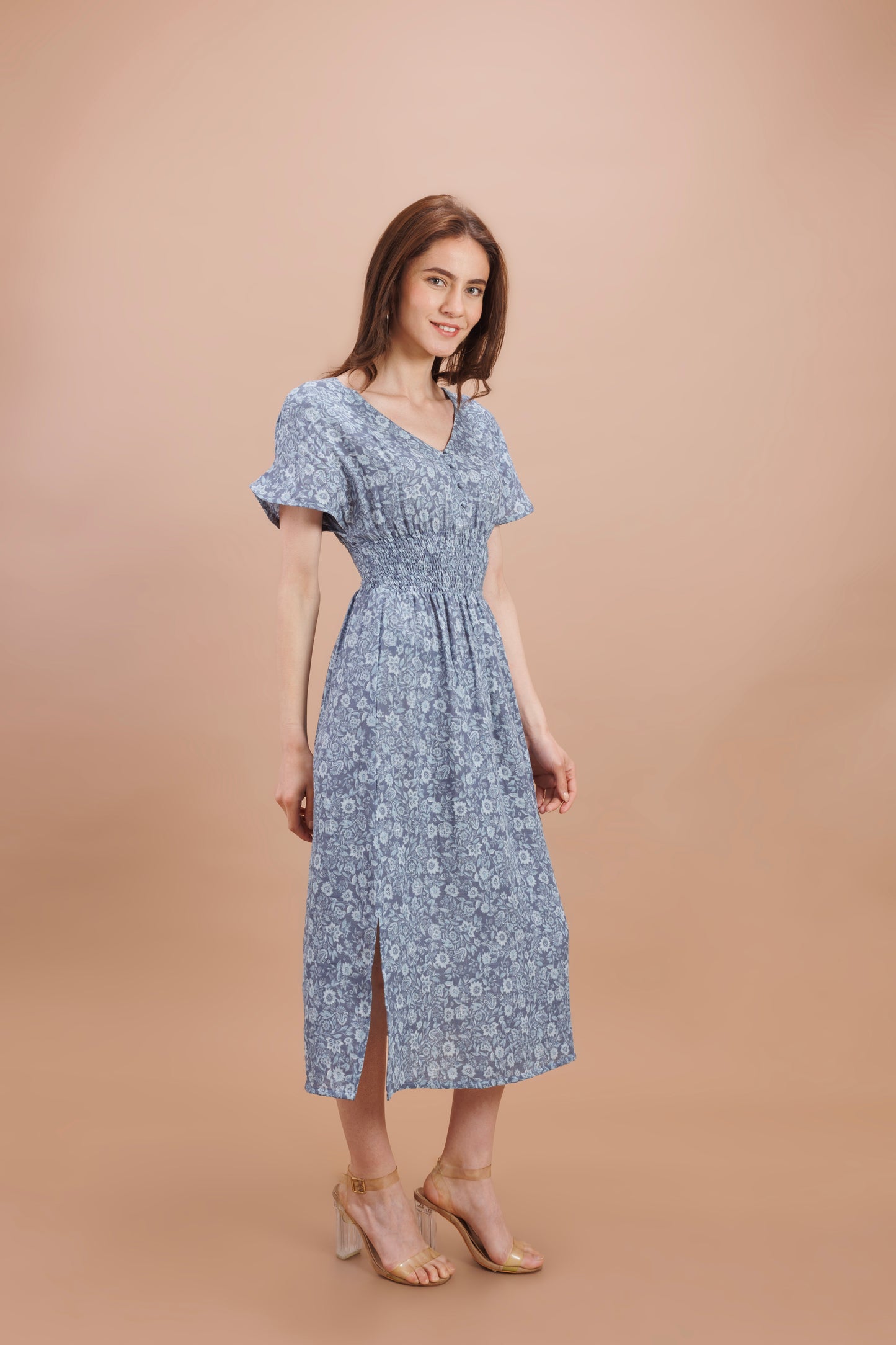 "Carolina Calf Length Dress"